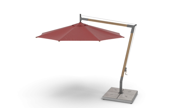 Offset Wooden Patio Umbrella.h06.2K