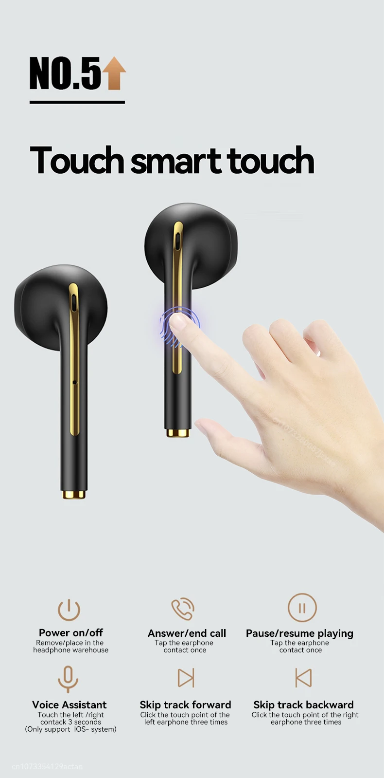 Xiaomi Wireless Earphone Noise Reducting Bluetooth Earbuds Mijia Hifi Stereo In-Ear Headset Subwoofer Headphones Handsfree Mic